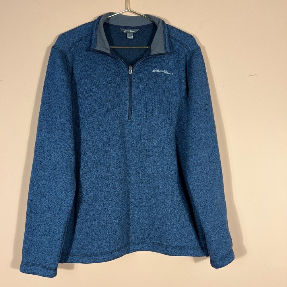 Eddie Bauer mens 1/4 Zipper Pullover Sweater